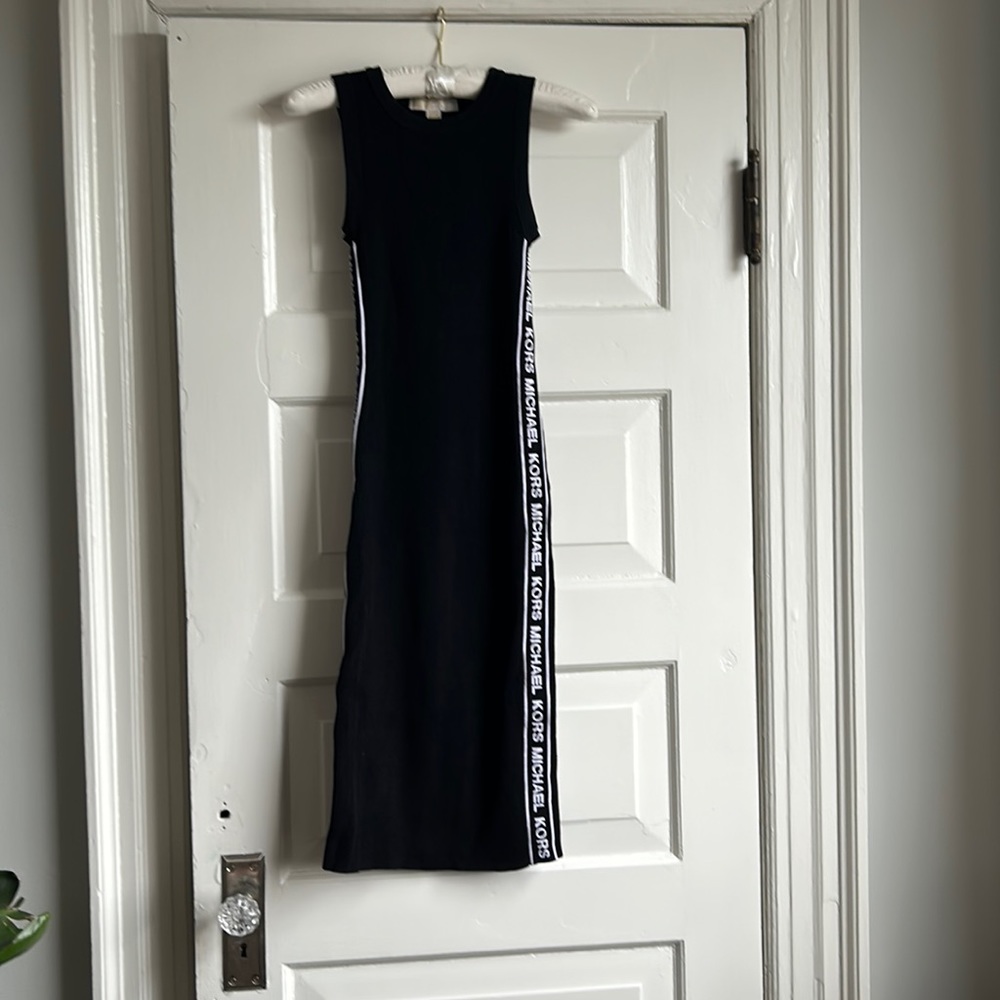 Michael Kors Fitted Midi Dress